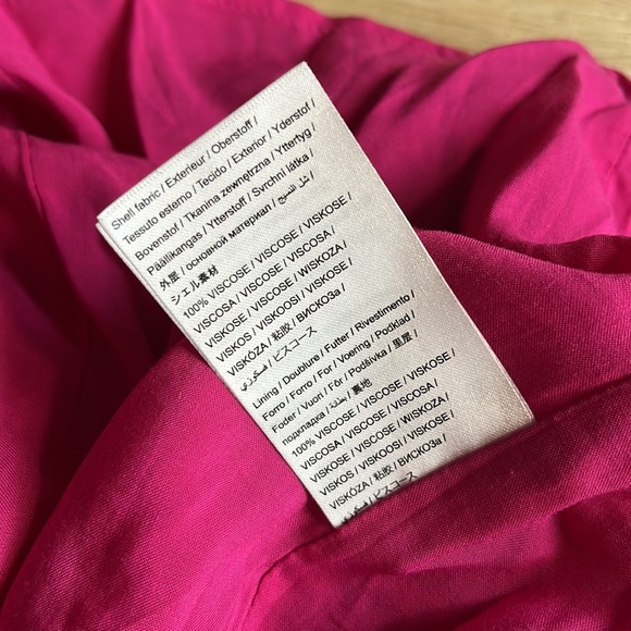 FARM Rio Leaves Asymmetric Midi Dress, SIZE LARGE 0762 - Picture 8 of 8